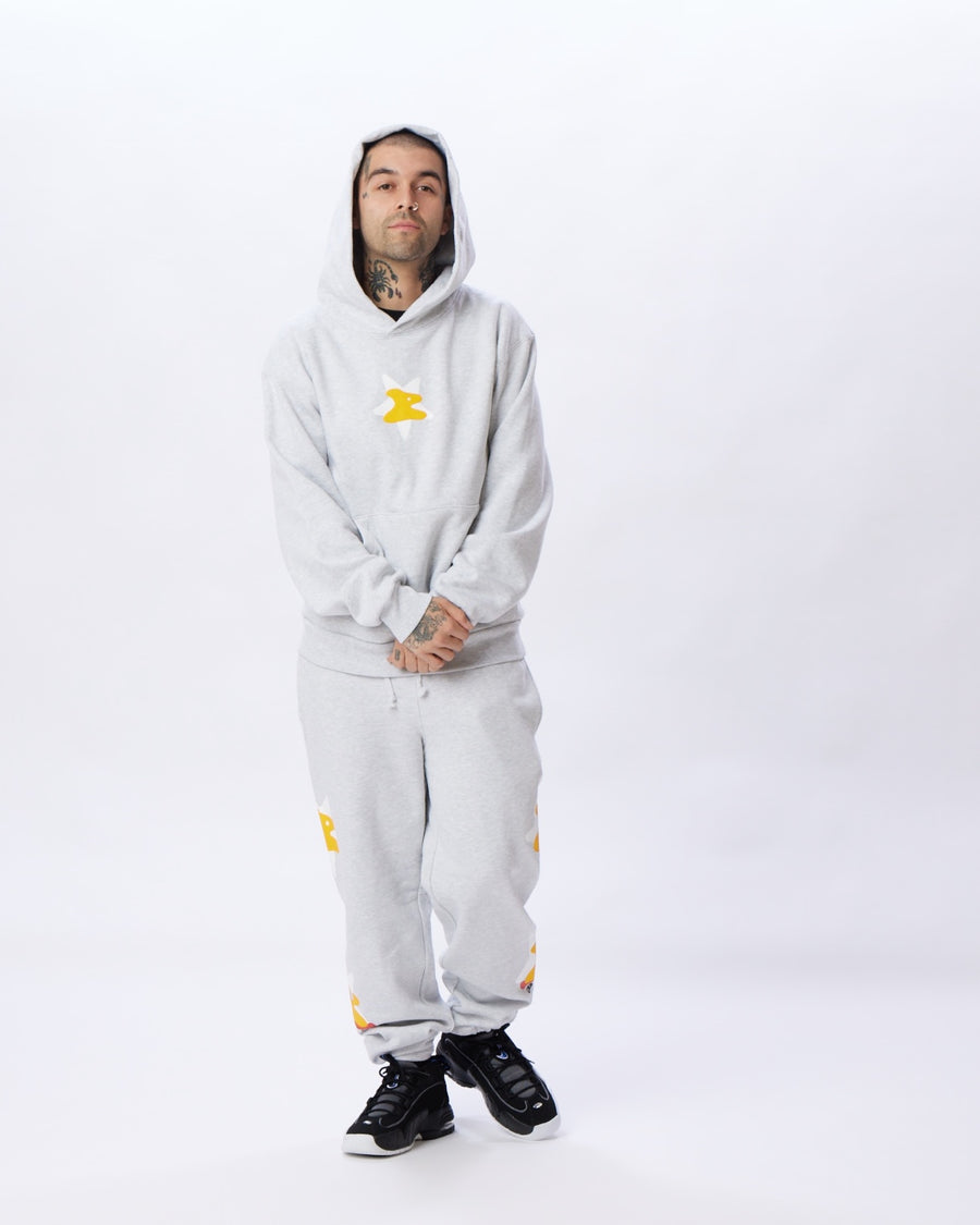 P-Buddy Hooded Sweatshirt - Ash Grey