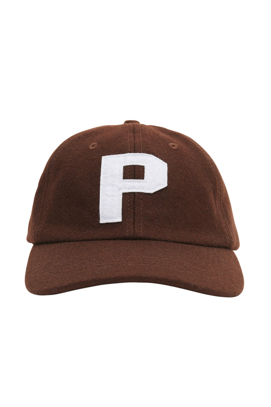 Wool P Cap - Brown