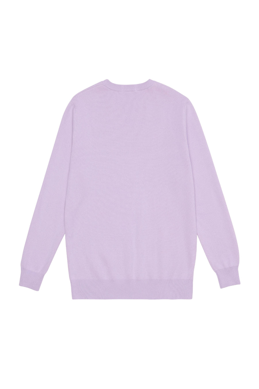 Invitation Knit Jacquard Sweater - Lilac